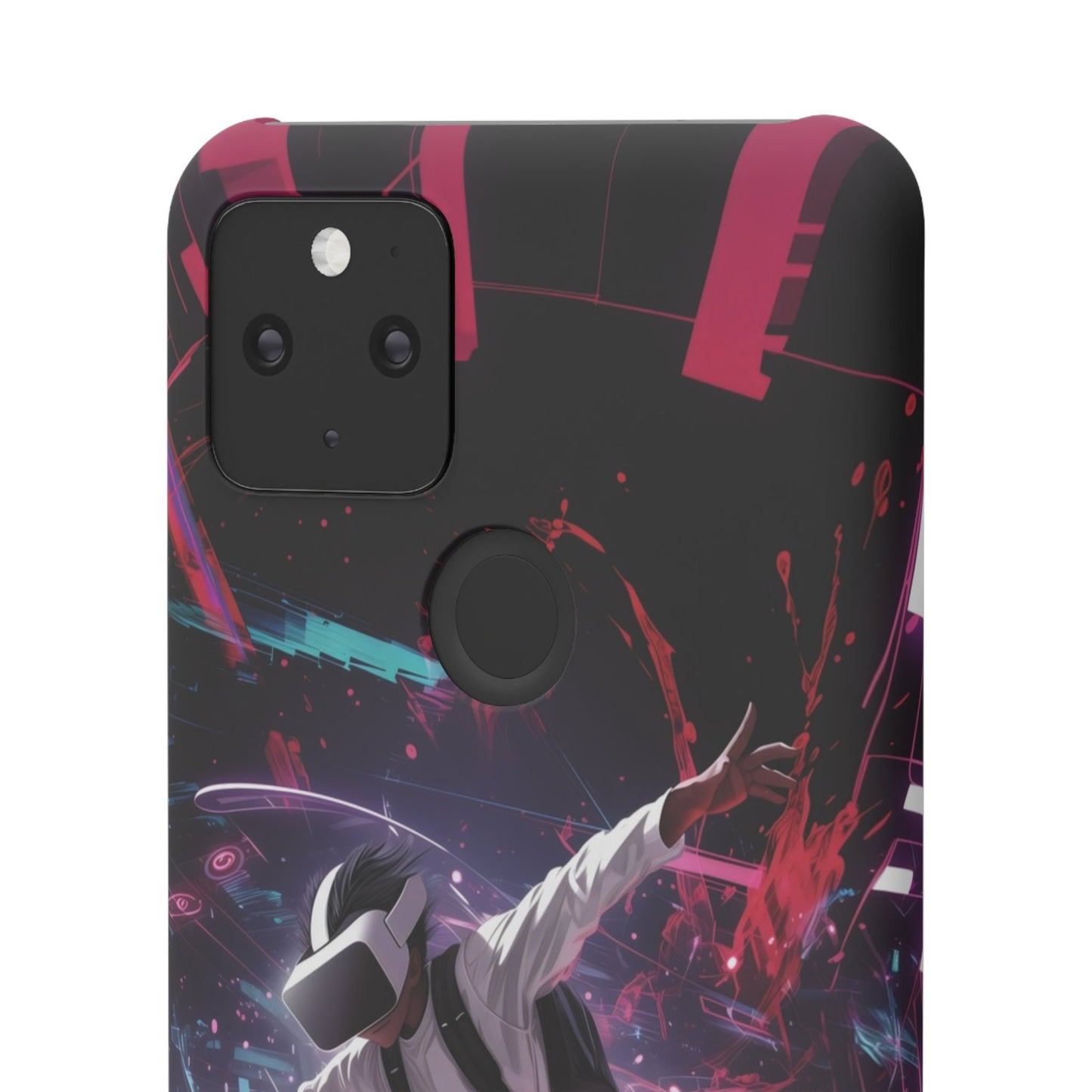 Gamer VR Anime Art Google Pixel Phone Case 5 5G Japanese Kawaii Inspired Unique Design Gift