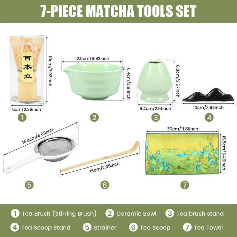 Elegant Japanese Matcha Tea Set