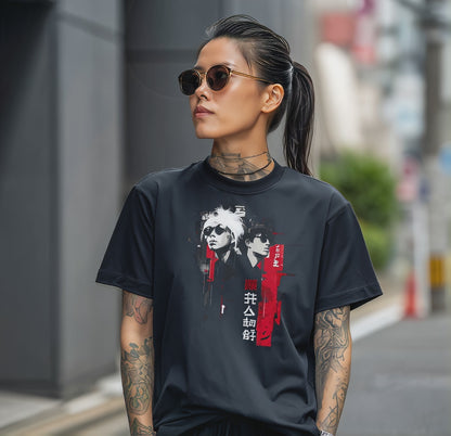 Japanese Streetwear T Shirt Graphic Tee Men Women, Tokyo Urban Style Shirt, Edgy Art Tee for Him or Her, Great Birthday Gift Idea